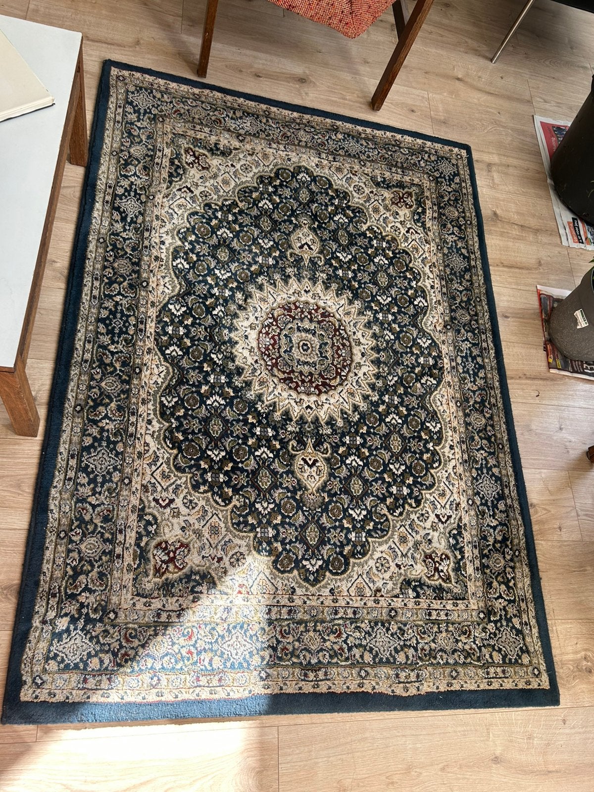 Mooi tapijt van 172 x 120, Ophalen, Gebruikt, 100 tot 150 cm, 150 tot 200 cm