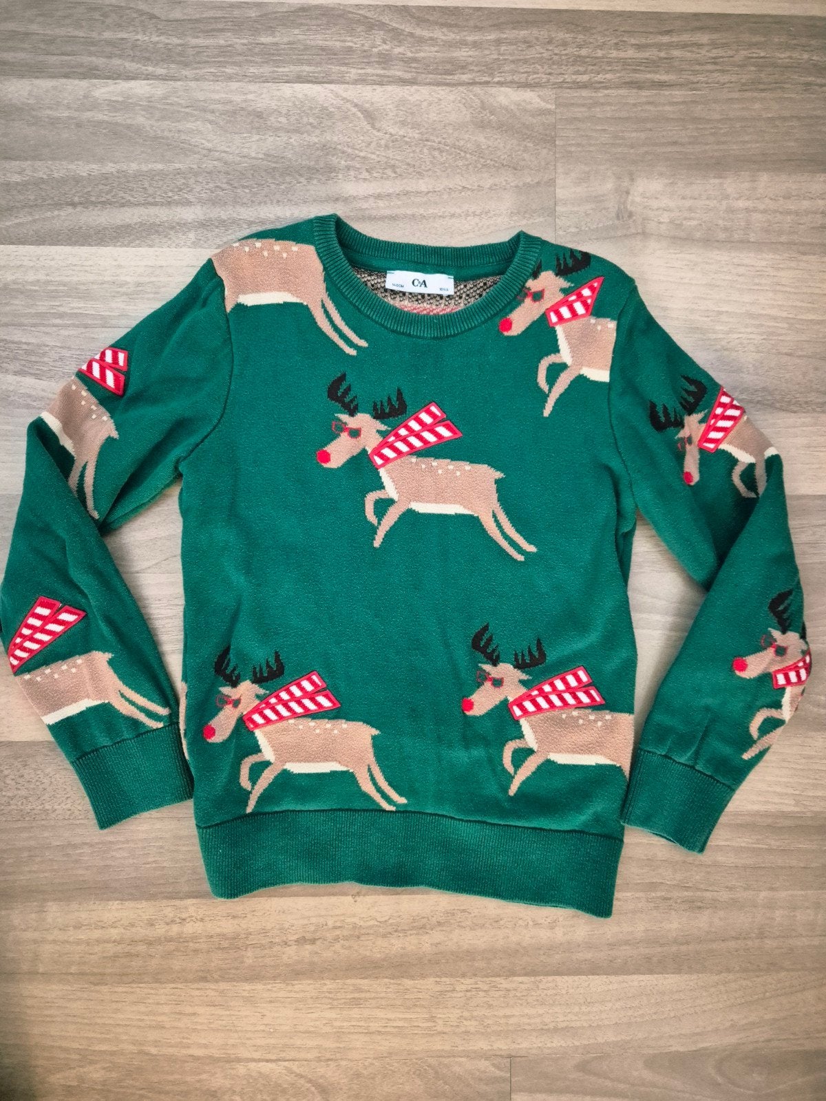 Maat 140 kersttrui, Ophalen of Verzenden, Zo goed als nieuw, Jongen, Trui of Vest