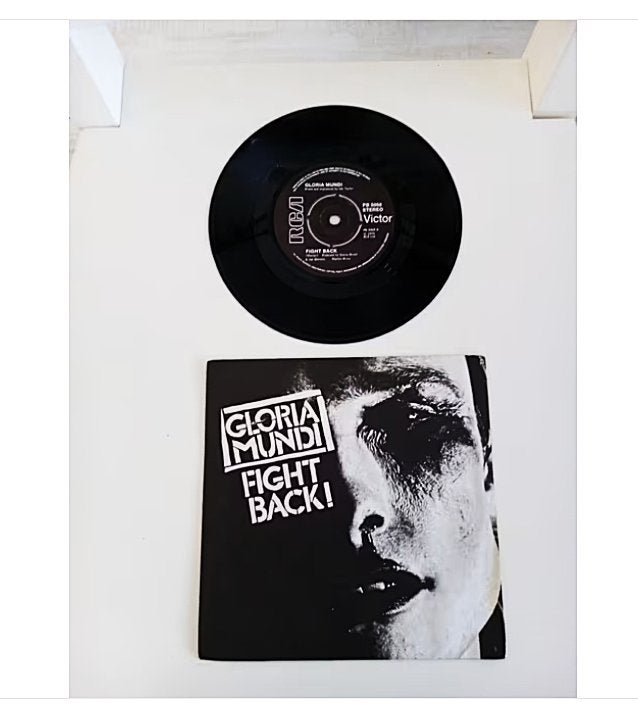 original single-gloria mundi-fight back *1978*, Fotohoes, Overige genres, 7 inch, Ophalen of Verzenden