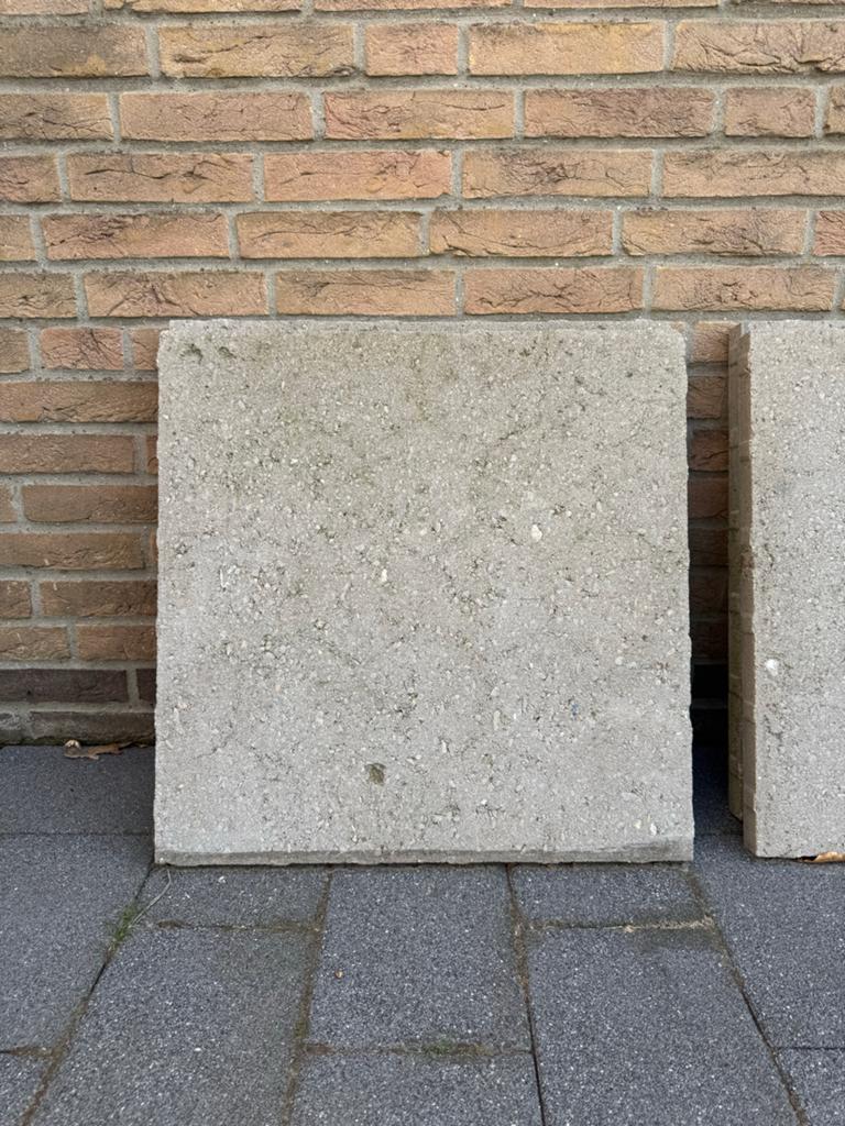 Terrastegel 60x60x4 cm - Ideaal voor parasolvoet, Ophalen, Gebruikt, Minder dan 5 m², Beton