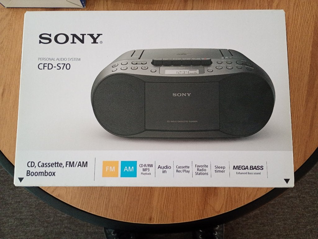 Sony CFD radio cassette cd speler nieuw in doos, Ophalen of Verzenden, Refurbished