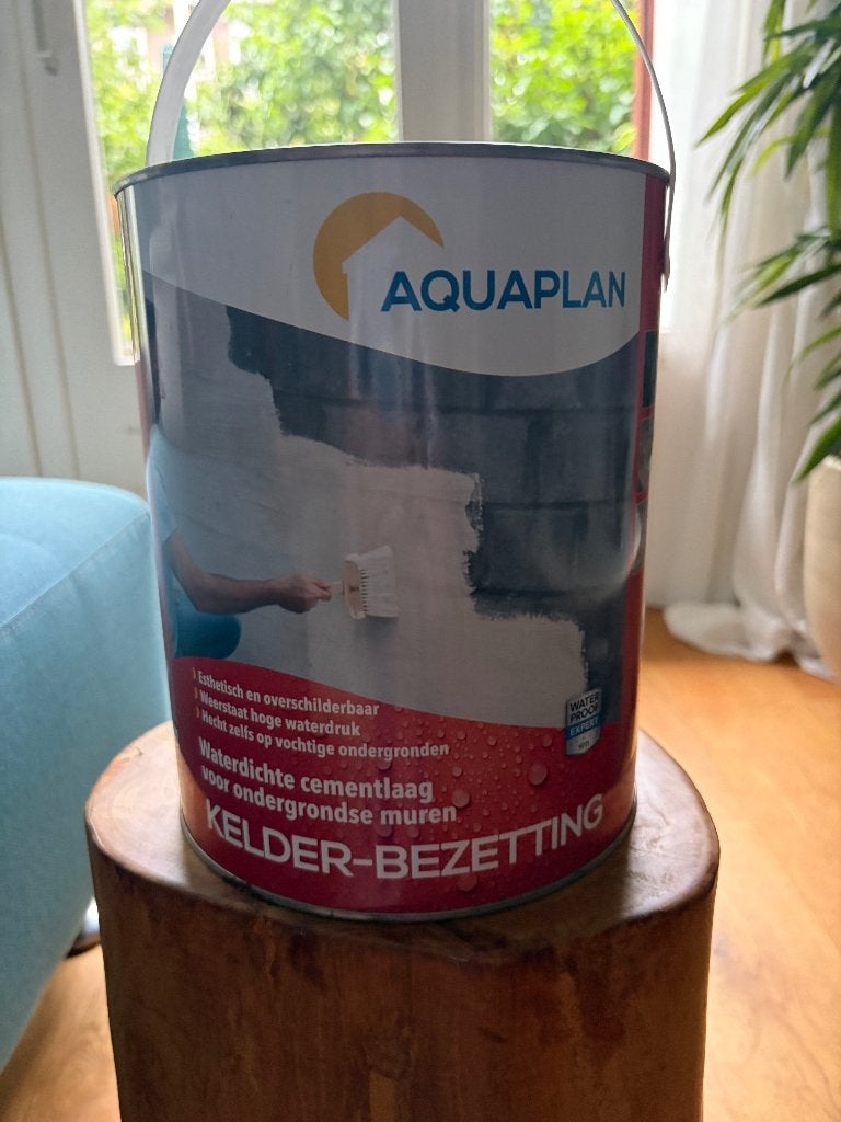 Aquaplan Kelder-Bezetting waterdichte cementlaag, Overige materialen, Nieuw, Minder dan 5 m², Muurisolatie