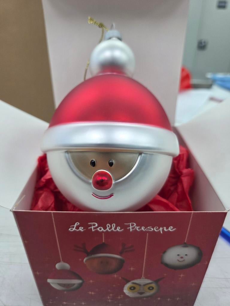 Alessi kerstballen glas  - Babbonatale, Diversen, Kerst, Ophalen of Verzenden, Nieuw