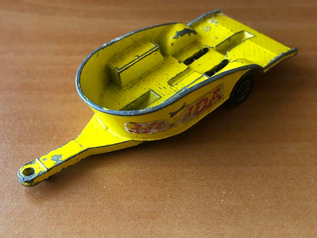 Matchbox Series No. 38 Superfast Motorcycle Trailer Honda, Ophalen of Verzenden, Zo goed als nieuw, Auto