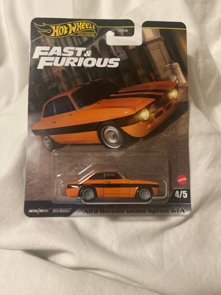 Hot Wheels Fast & Furious Alfa Romeo Giulia Sprint GTA, Ophalen of Verzenden, Nieuw