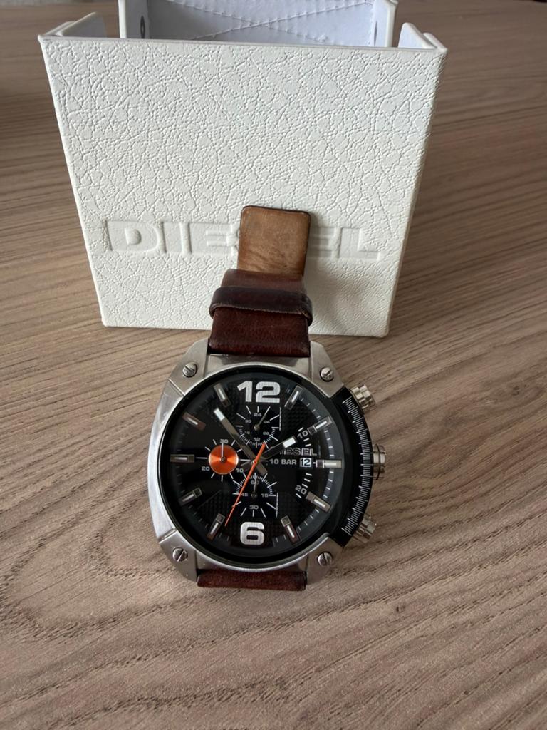 Diesel horloge, Ophalen, Gebruikt, Leer, Overige merken