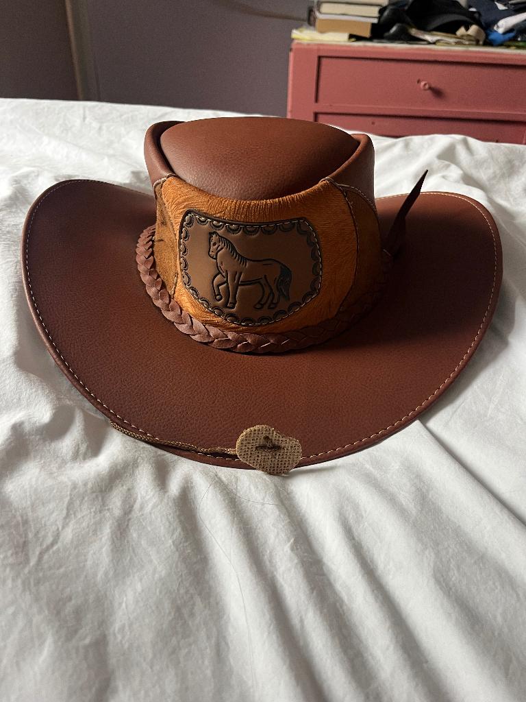 Cowboyhoed, Ophalen of Verzenden, Zo goed als nieuw, One size fits all, Hoed