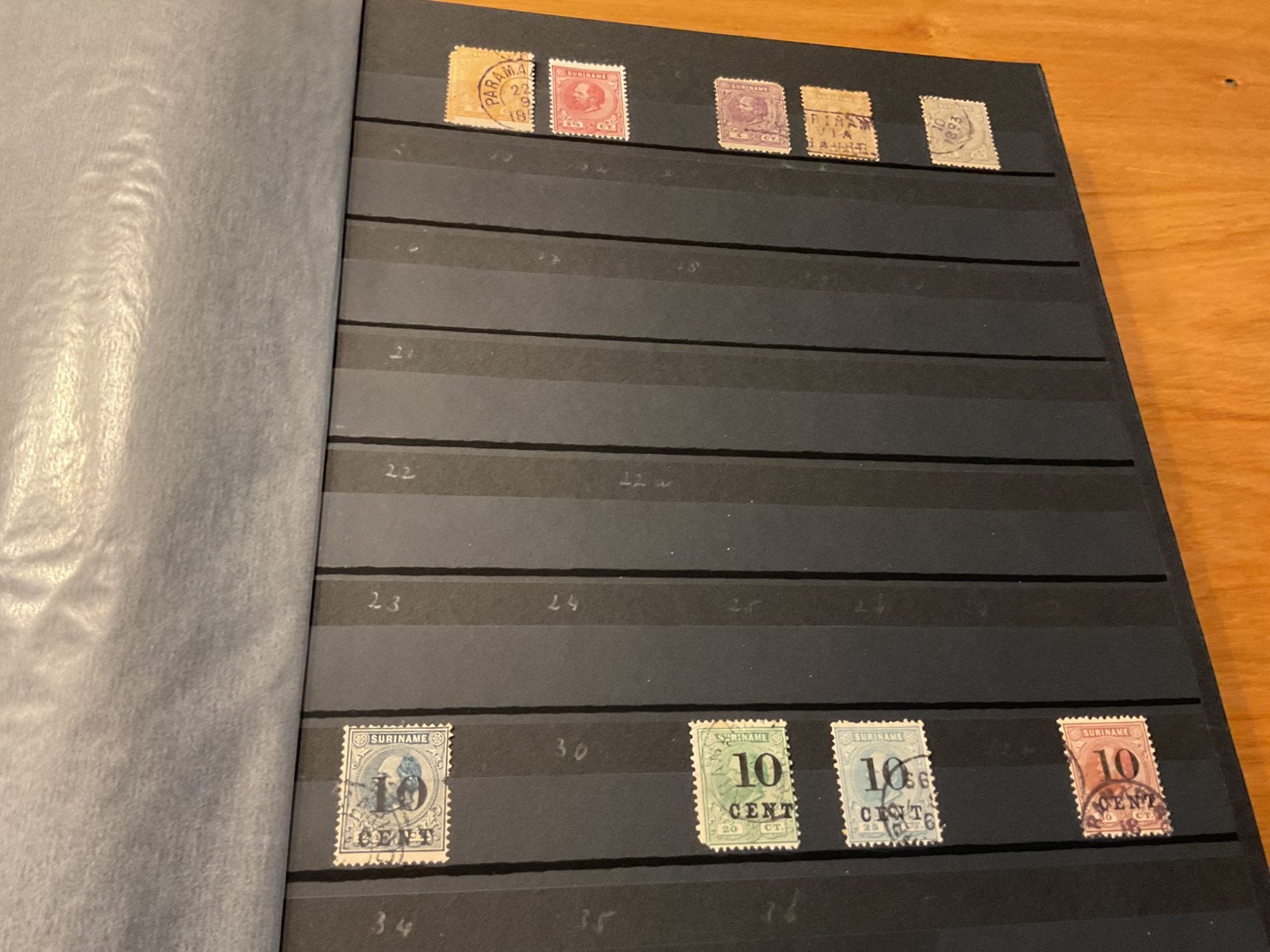 Stockboek Suriname, Postzegels en Munten, Postzegels | Volle albums en Verzamelingen, Ophalen of Verzenden, Nederland
