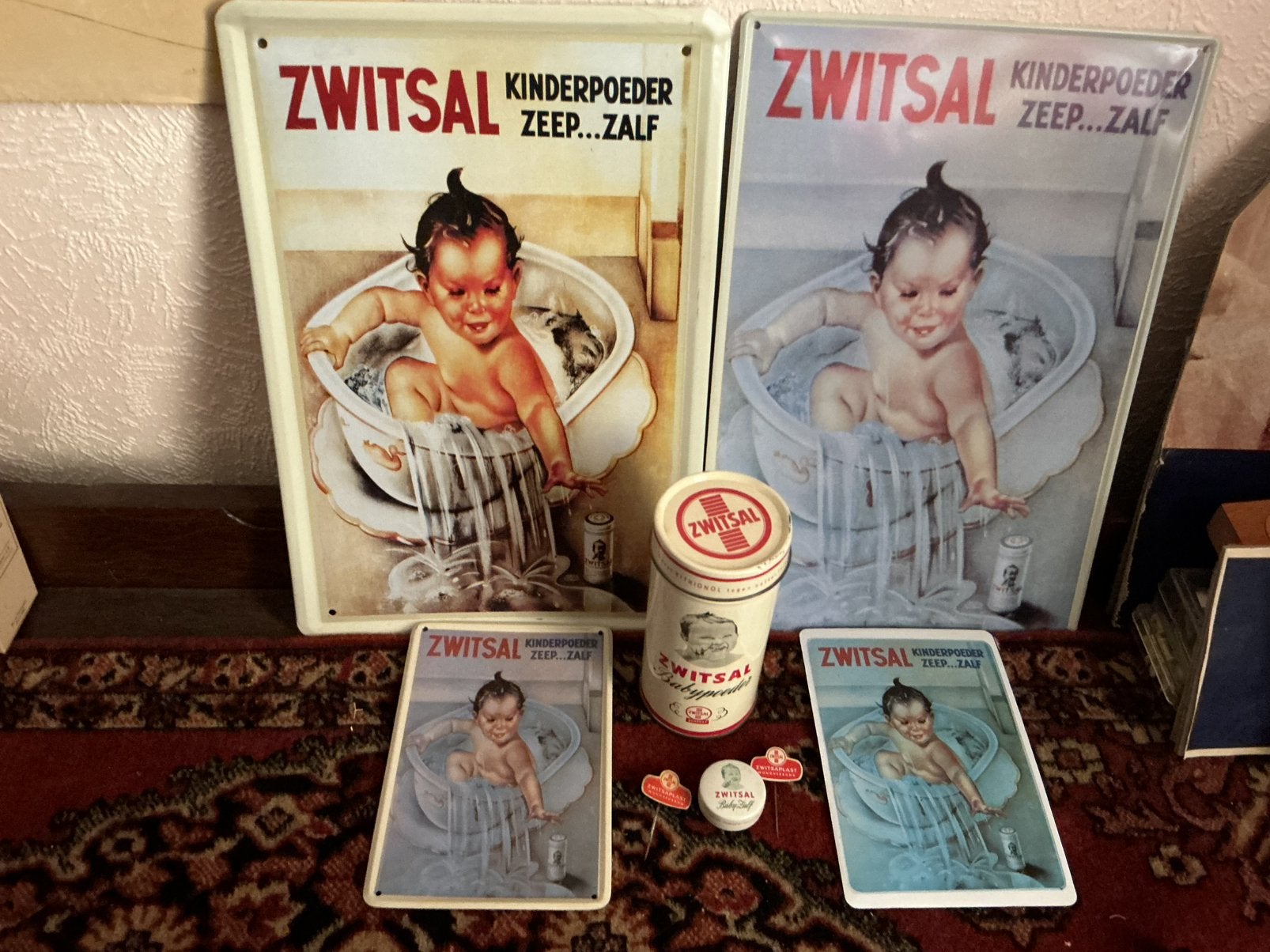 Zwitsal, Ophalen of Verzenden, Gebruikt, Reclamebord