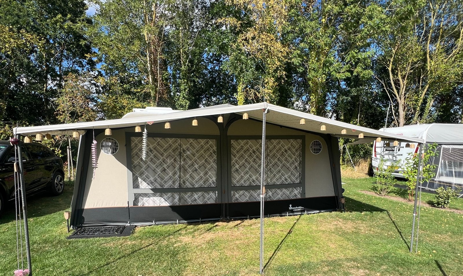 Isabella Ambassador Dawn voortent G18 ,luifel en zijwand, Caravans en Kamperen, Voortenten en Luifels, Ophalen, Zo goed als nieuw