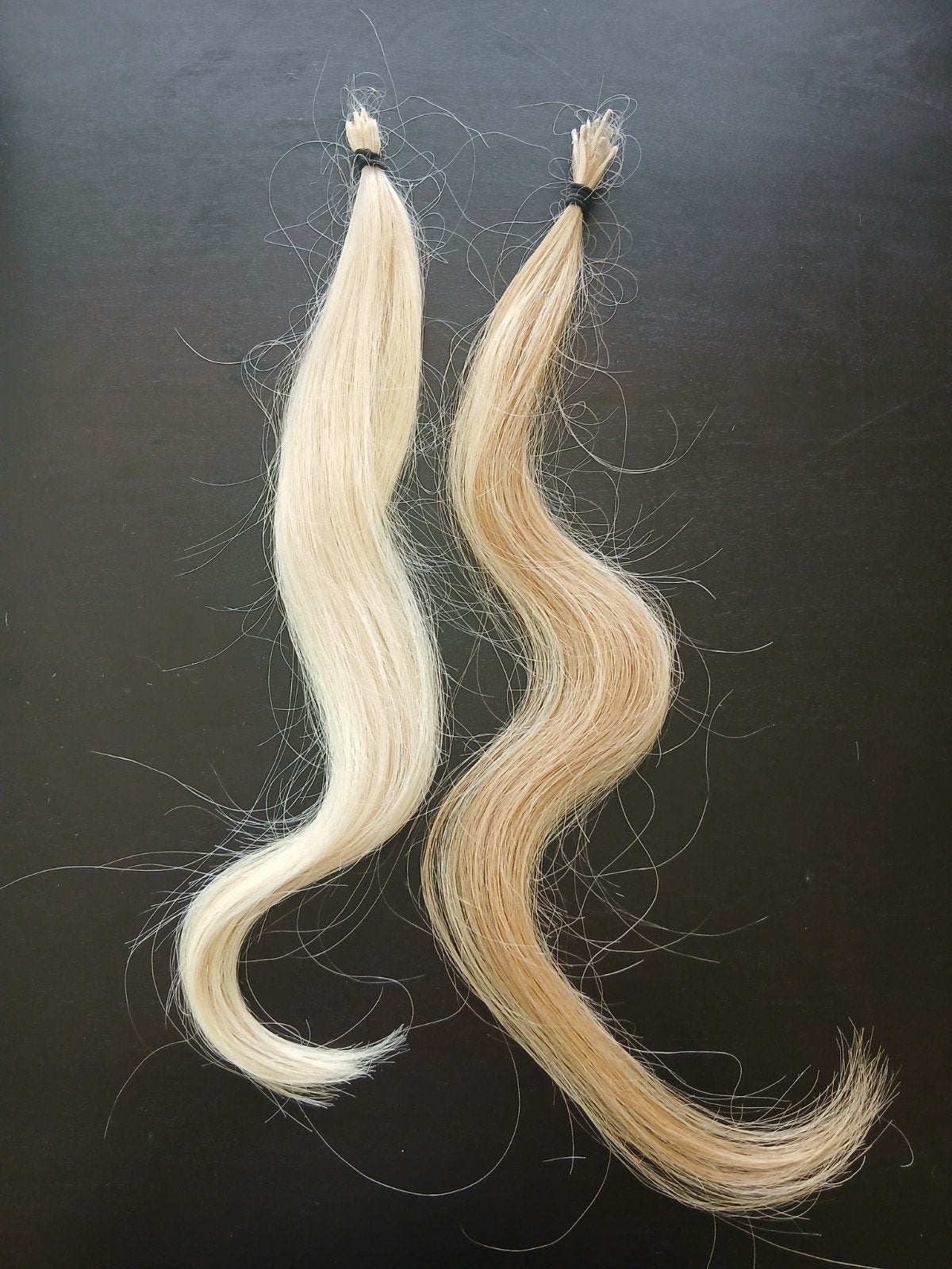 Hairextensions 17 van 60 cm en 17 van 50 cm blond, Ophalen of Verzenden, Nieuw, Pruik of Haarverlenging