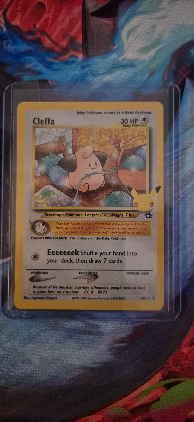 Pokémon kaart: Cleffa 20/111, Ophalen of Verzenden, Nieuw, Losse kaart, Foil