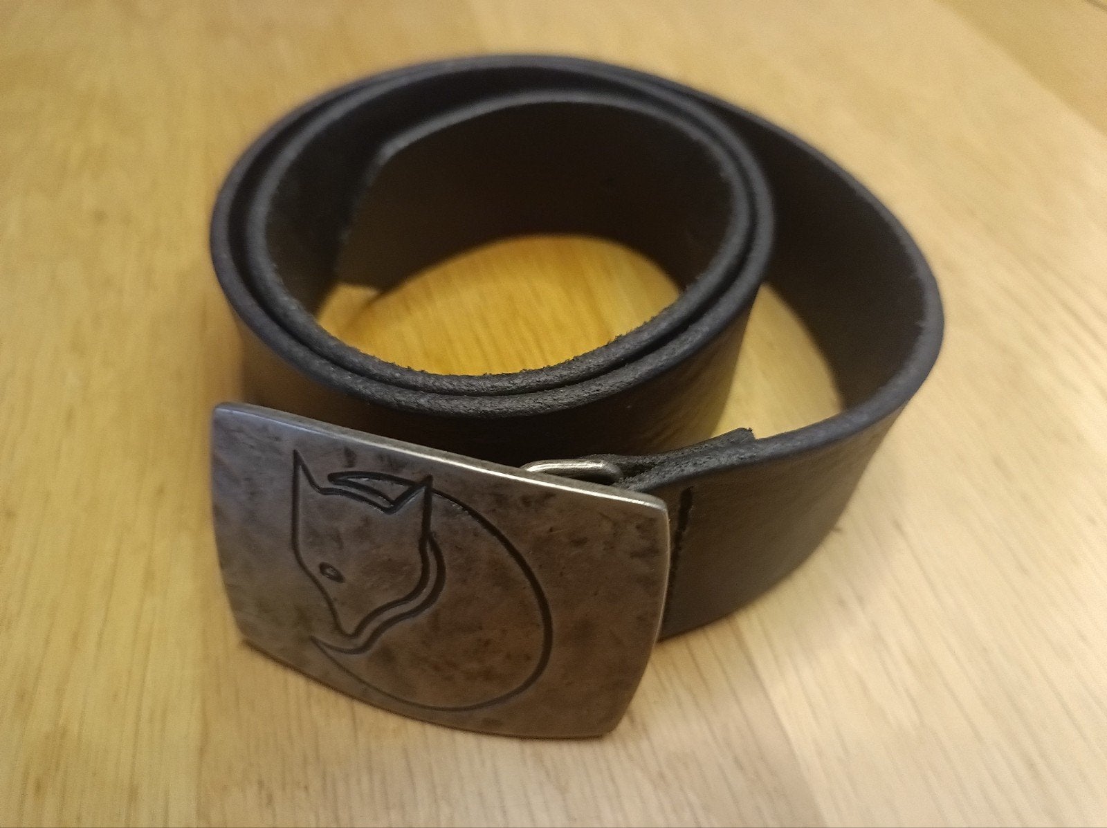 Fjallraven Mureno zilveren leren riem 100cm, Ophalen of Verzenden, Zo goed als nieuw, Overige typen