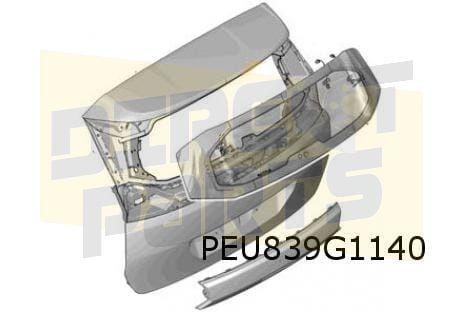 Peugeot 5008 sierlijst op achterklep onderp (6/17-1/21) Orig