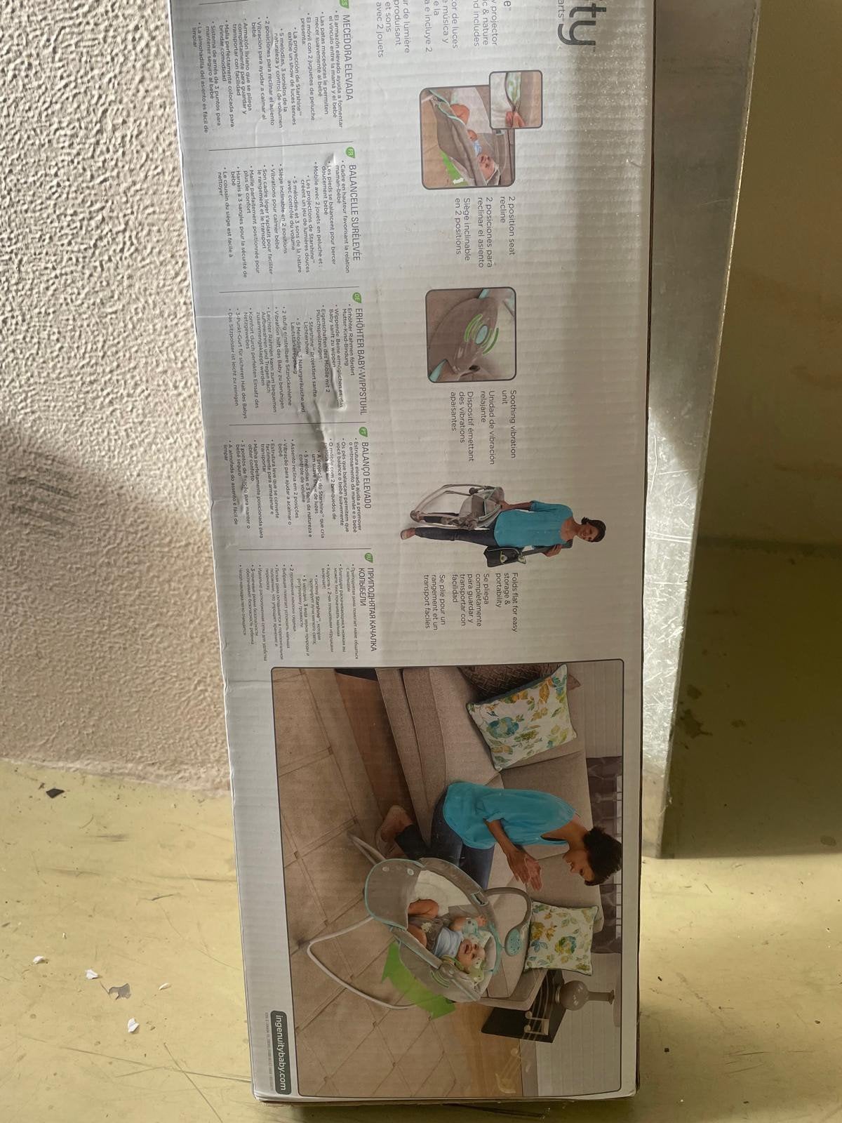 Ingenuity Wipstoel/Schommelstoel voor baby's, Ophalen of Verzenden, Nieuw, Overige typen