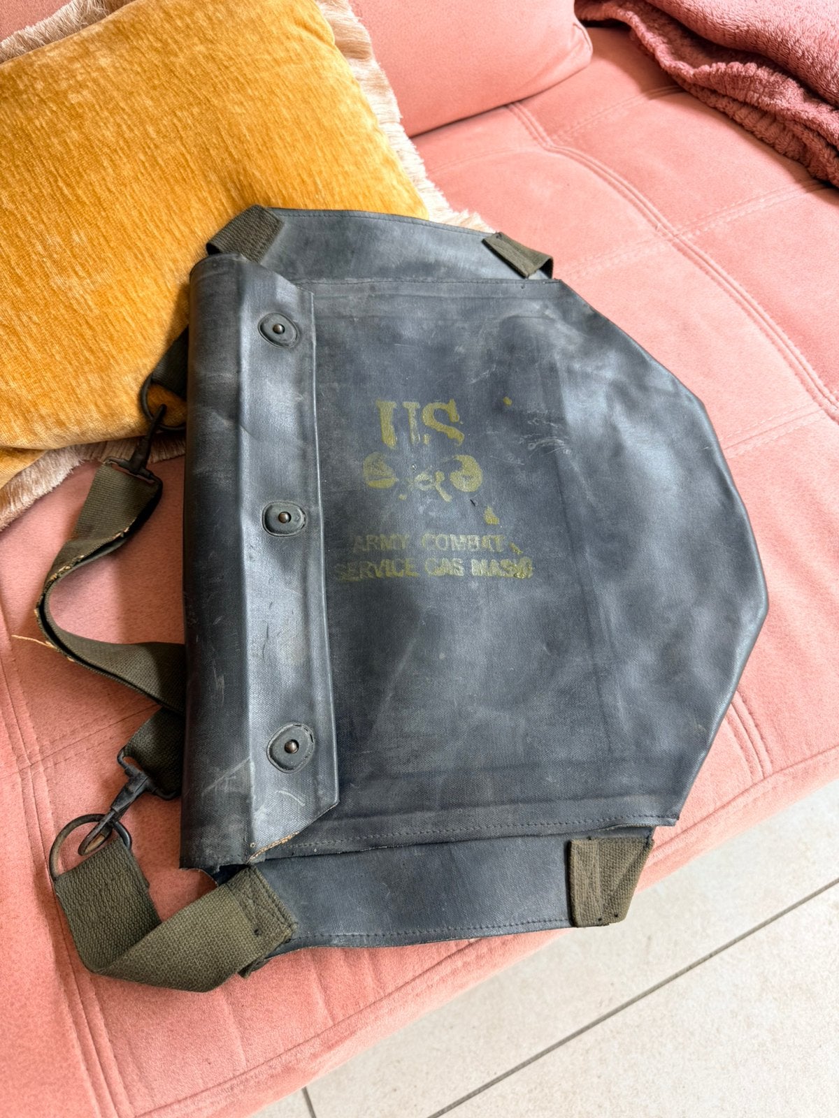 M7 assault gasmask bag, Ophalen of Verzenden, Landmacht, Amerika
