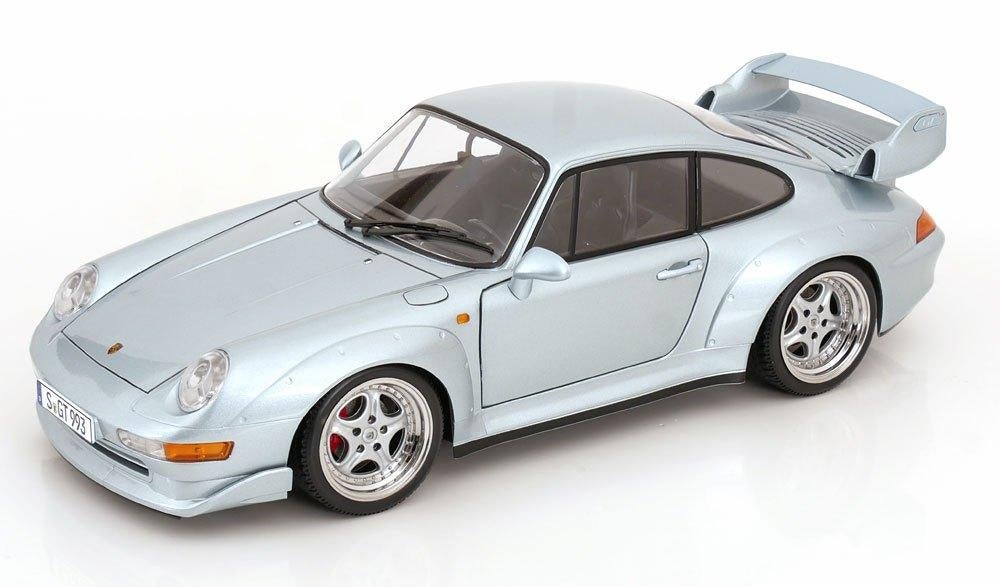 1:12 Porsche 911 (993) GT2 1996 Zilver - Speedline velgen !, Auto, Kkscale, ., Nieuw