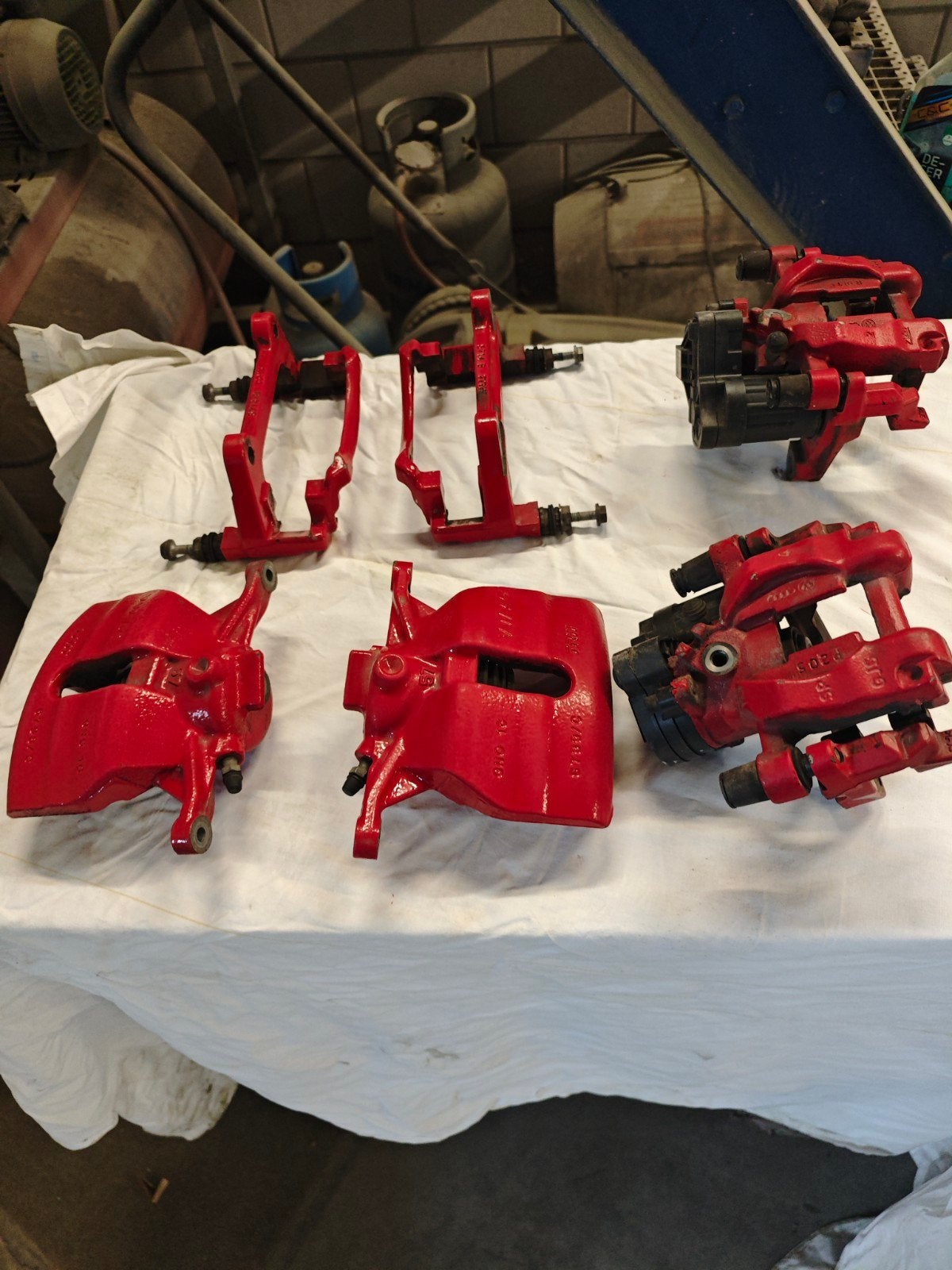 Complete remklauwen set Golf 7 GTI, Audi S3, Seat Cupra, Auto-onderdelen, Ophalen of Verzenden, Gebruikt, Seat
