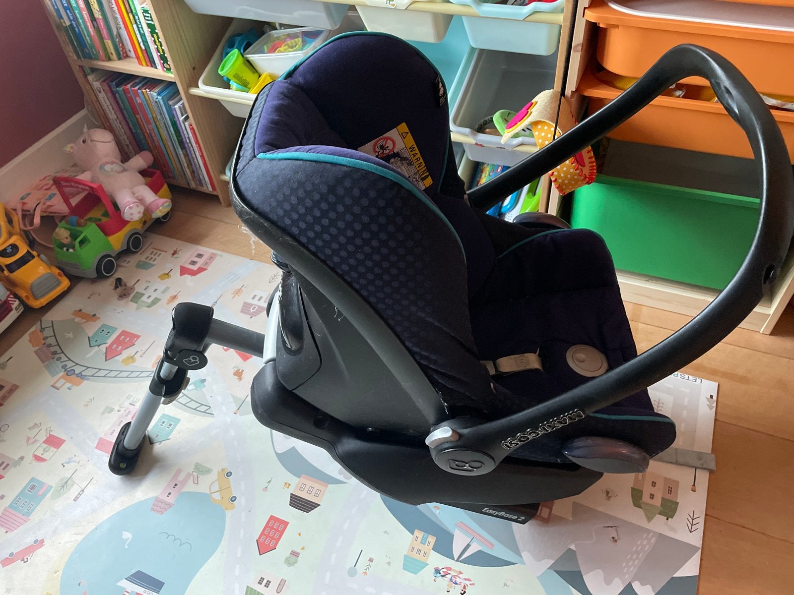 Maxi-Cosi EasyFix met Cabriofix autostoel, Ophalen, Autogordel of Isofix, Gebruikt, 0 t/m 13 kg