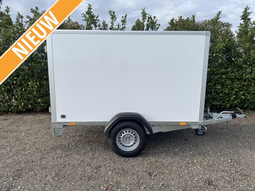 NIEUW Saris gesloten aanhangwagen 1350kg geremde enkelasser., Auto diversen, Aanhangers en Bagagewagens, Niet ingevuld, Nieuw