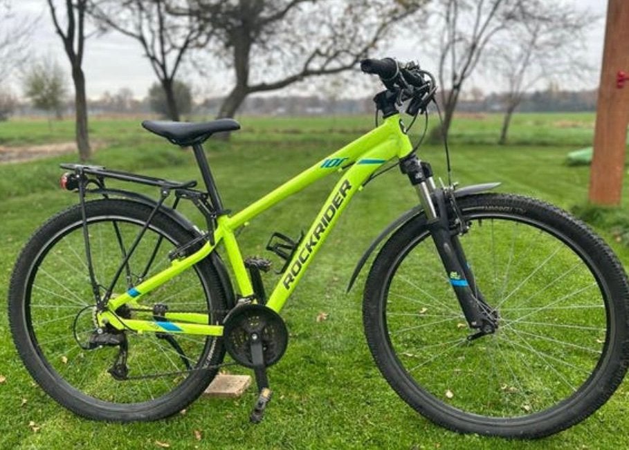 Rockrider bagagedragers voor mountainbike ST100 & ST 500!, Ophalen, Gebruikt
