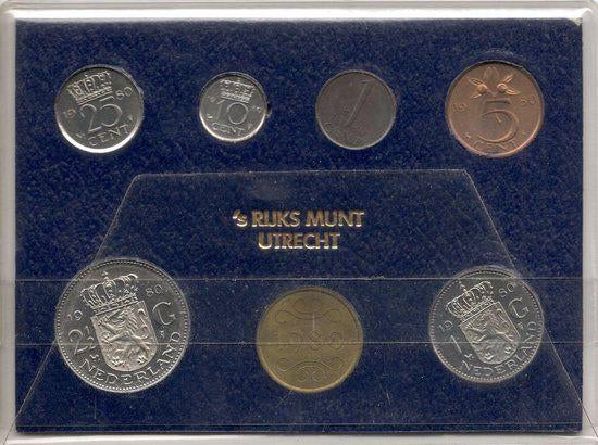 muntset 1980 met legpenning, Ophalen of Verzenden, Koningin Beatrix, Setje