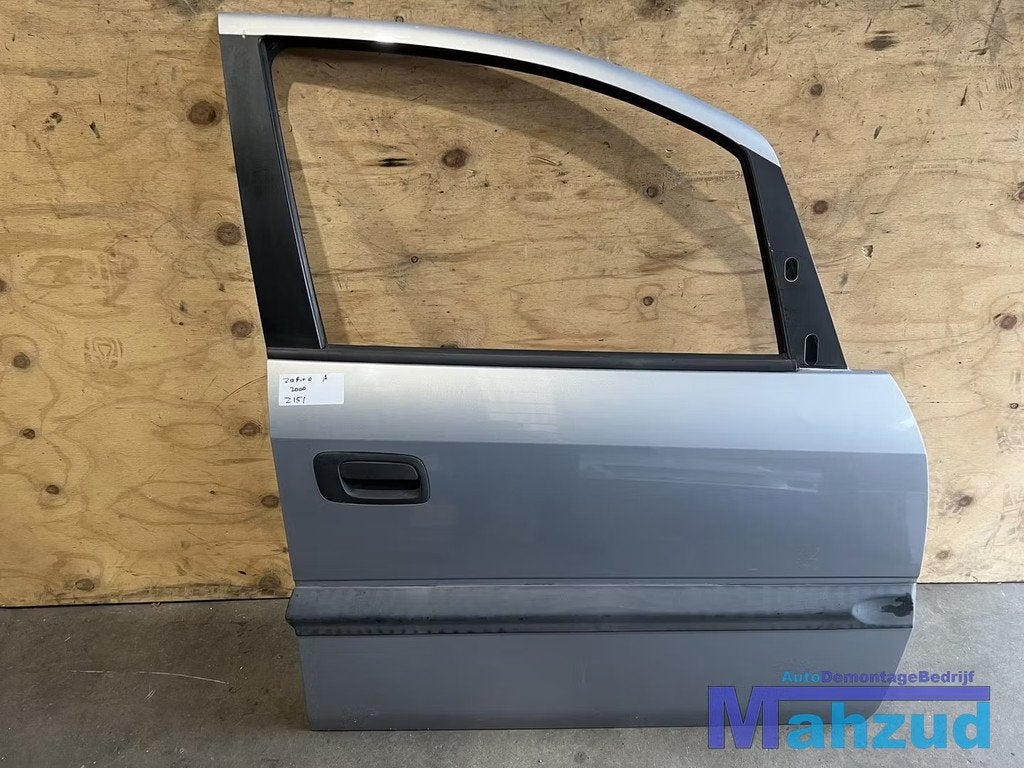 OPEL ZAFIRA A ZILVER Z151 Rechts voor deur 1998-2005, Auto-onderdelen, Gebruikt, Deur, Opel Automobile GmbH, Ophalen of Verzenden