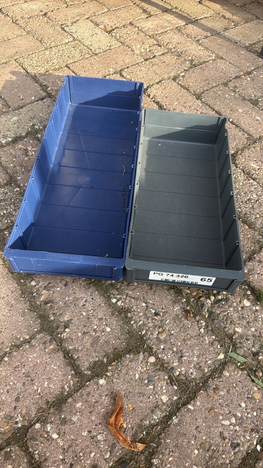 Magazijnbakken grote partij 2 verschillende afmetingen, Ophalen, 100 cm of meer, 60 cm of meer, 50 cm of meer