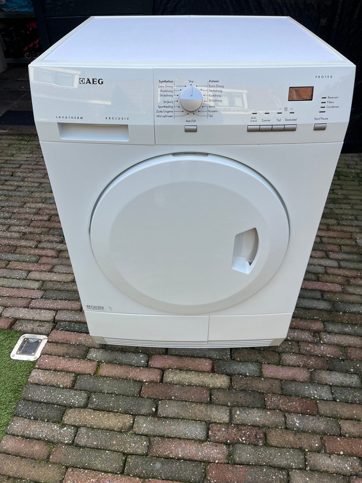 AEG Lavatherm Protex T5289NAC Condensdroger - Goede staat, Ophalen, Gebruikt, Condens