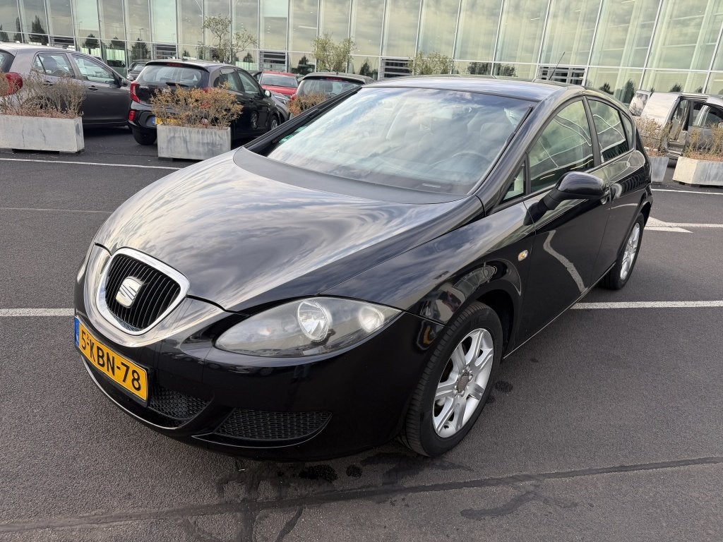 SEAT Leon 1.6 Reference (bj 2006), Auto's, Seat, Gebruikt, 4 cilinders, Leon, Zwart