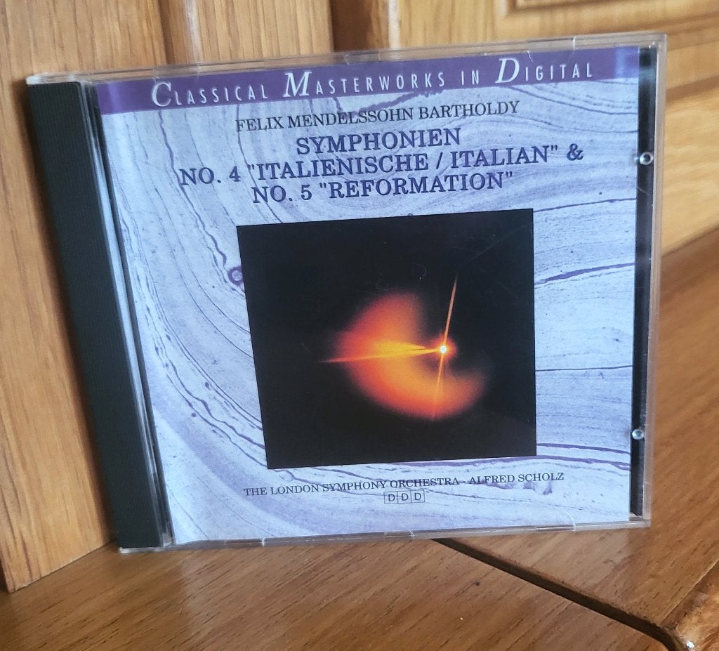 Felix Mendelssohn - Bartholdy Symfonieën nr. 4 & nr. 5, Ophalen of Verzenden, Romantiek, Zo goed als nieuw, Kamermuziek
