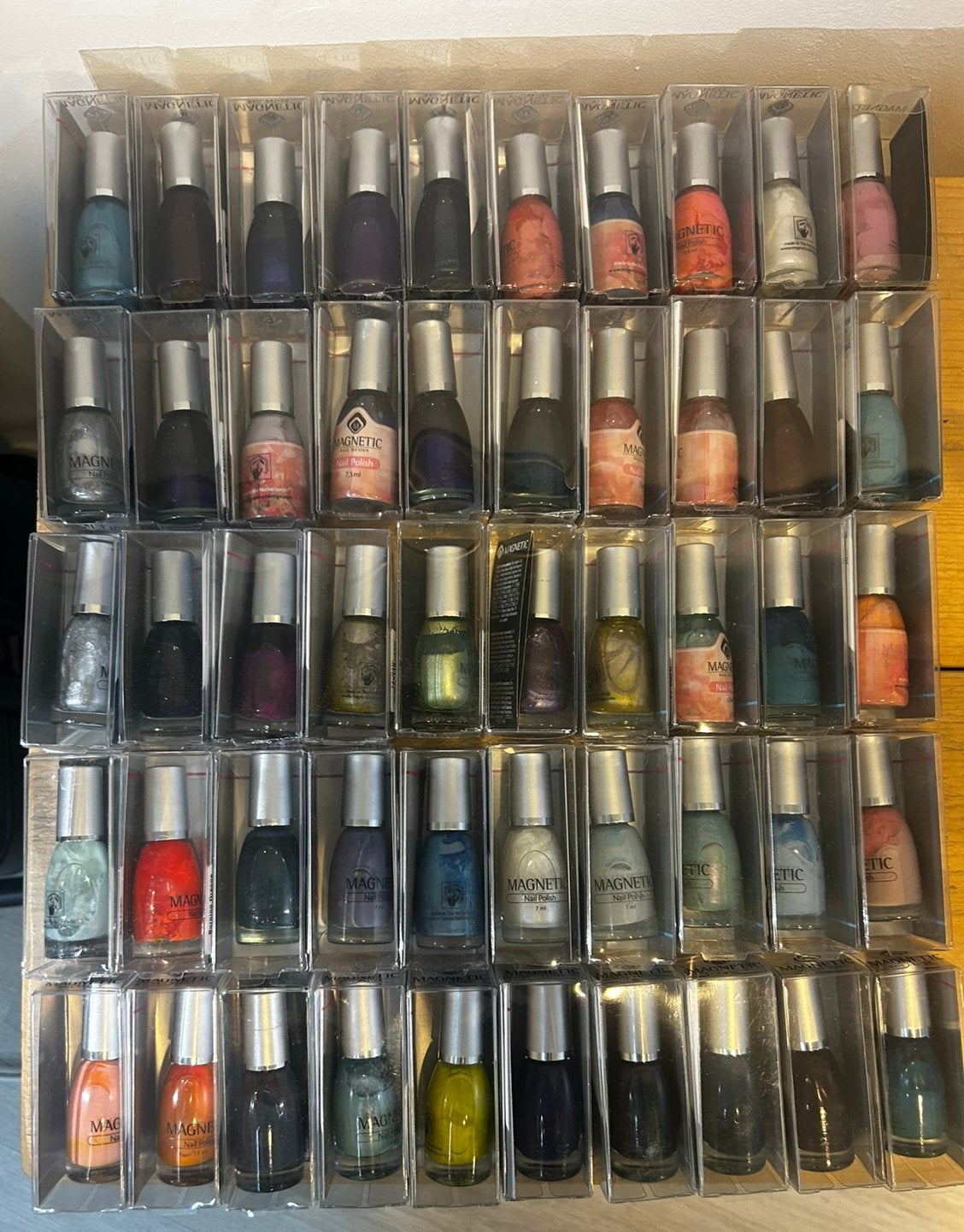 50x NXT Nagellak diverse kleiren Magnetic, Ophalen of Verzenden, Nieuw, Overige kleuren, Handen en Nagels
