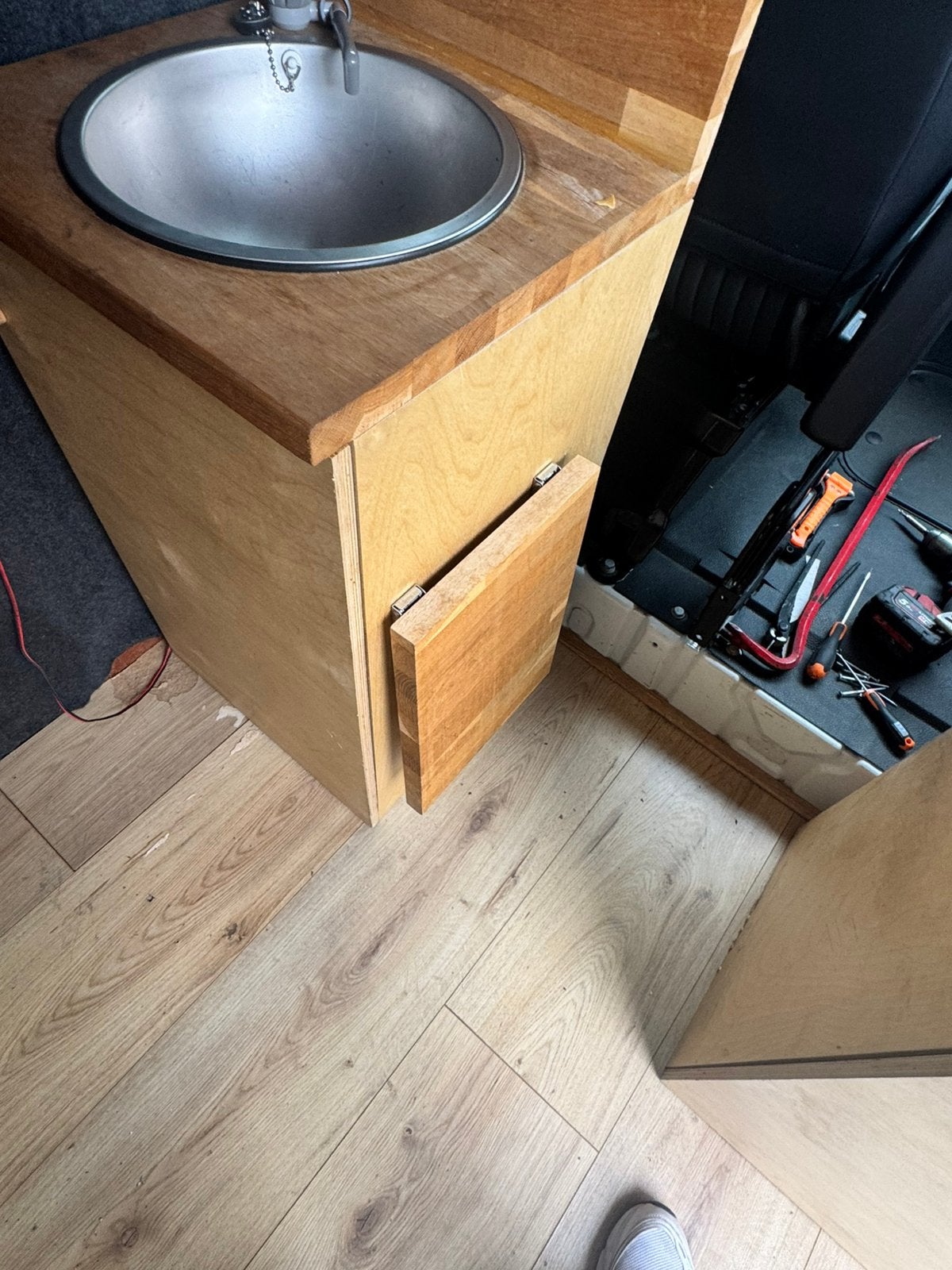 Zelfbouw keuken camper, Ophalen, Zo goed als nieuw