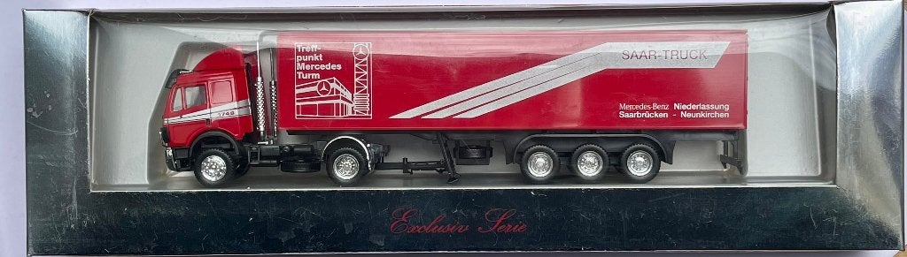 HERPA / AMW, Hobby en Vrije tijd, Modelauto's | 1:87, Ophalen of Verzenden, Zo goed als nieuw, Bus of Vrachtwagen, Herpa