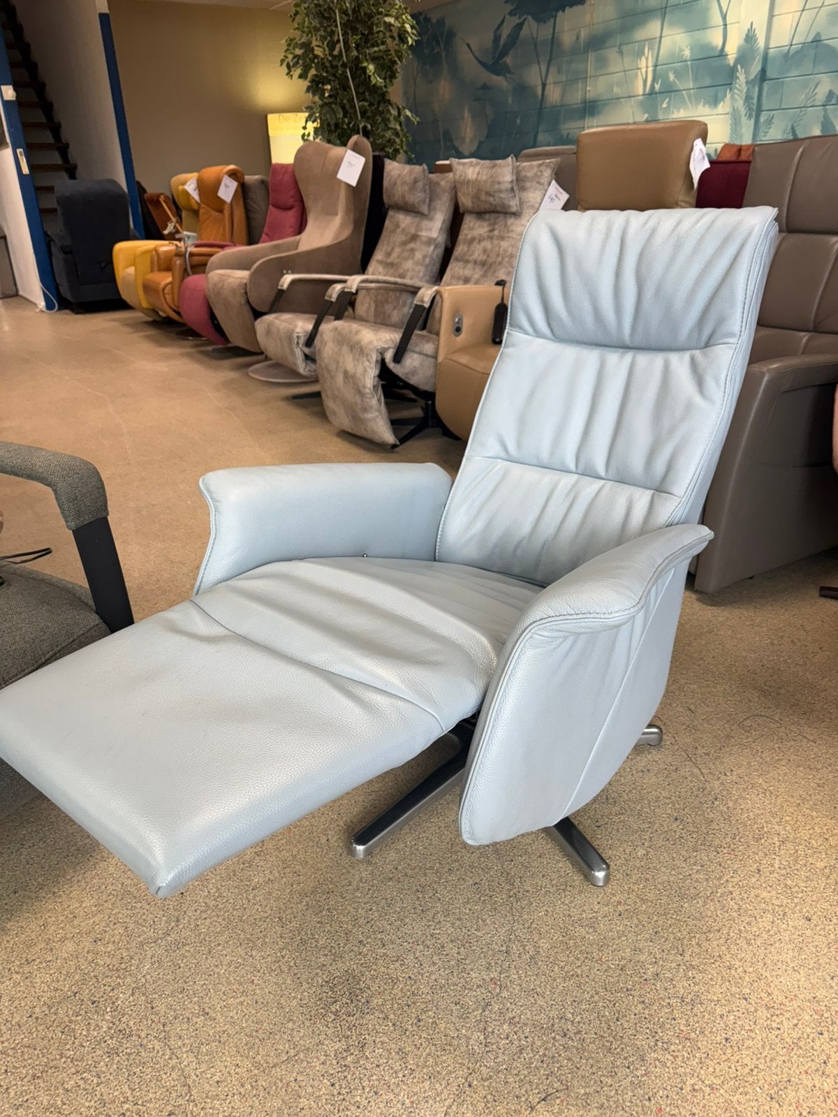 Relaxfauteuil relax stoel De Toekomst gratis bezorging, Ophalen of Verzenden, Zo goed als nieuw, Leer, Ruim 100 modellen in alle kleuren