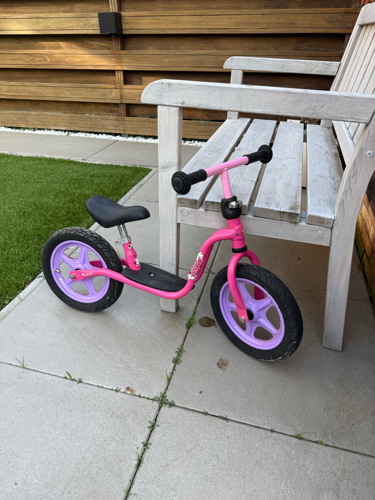 Roze Puky loopfiets voor kinderen, Ophalen, Gebruikt, 16 tot 20 inch