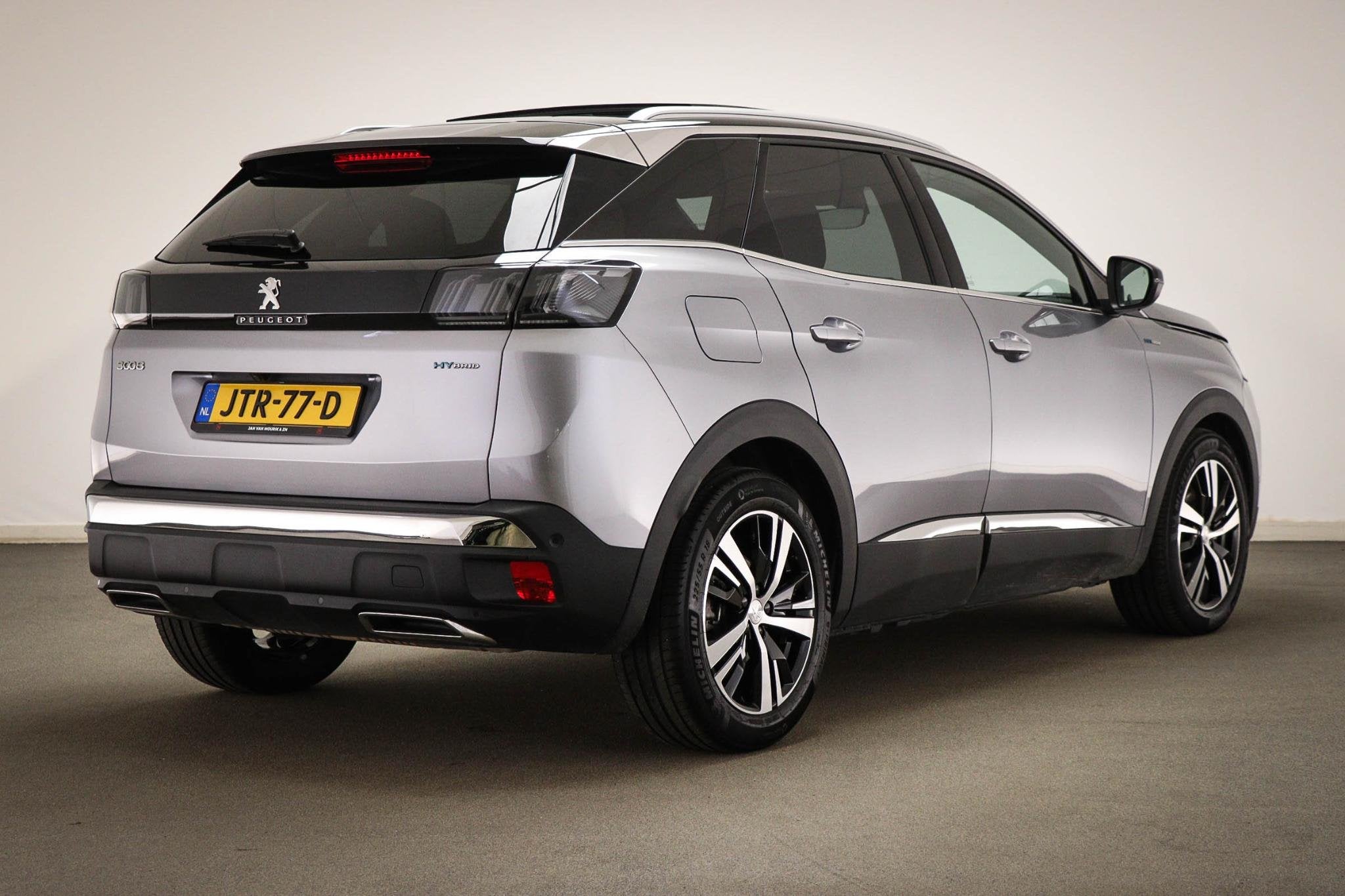 Peugeot 3008 1.6 HYbrid 225 GT | SOH 99% | PANORAMADAK | DAB, Auto's, Met garantie (alle), Leder en Stof, Plug-in hybride, Hybride Elektrisch/Benzine