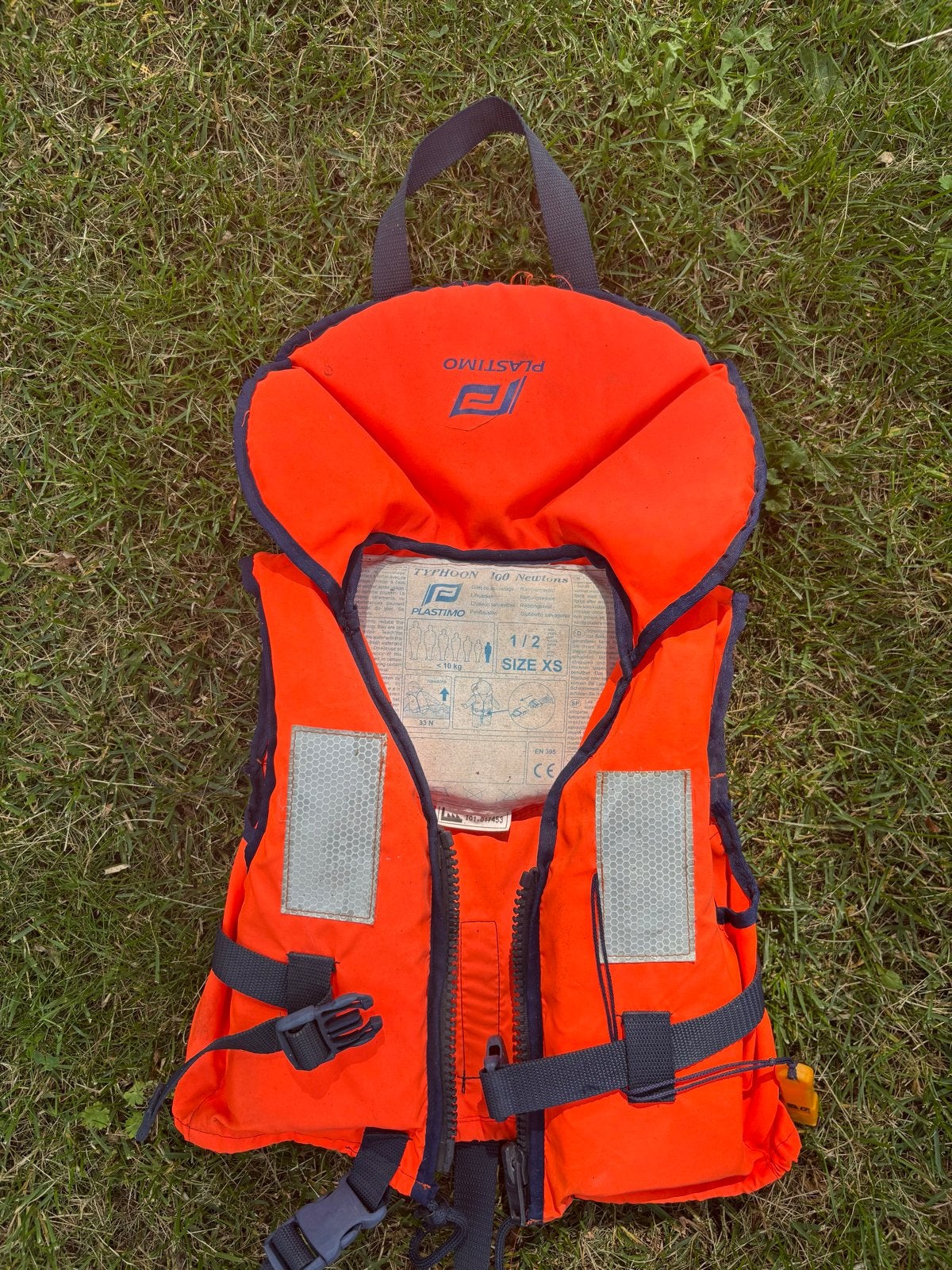 Plastimo Typhoon Kinder Zwemvest, Ophalen, Zo goed als nieuw, Kind, Reddingsvest of Zwemvest