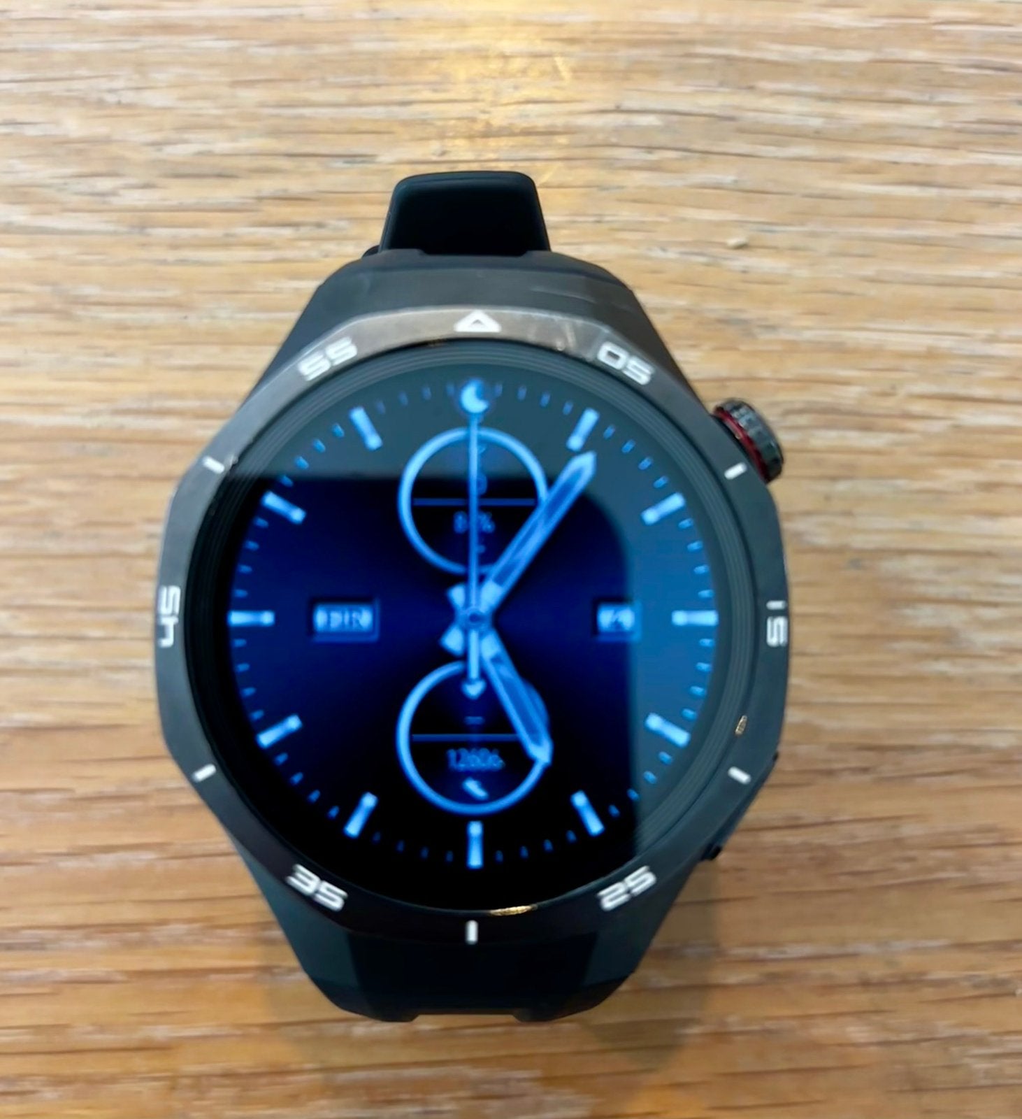 Huawei Watch GT 5 Pro 46mm - compleet met doos, Zwart, Ophalen of Verzenden, Zo goed als nieuw, Waterdicht