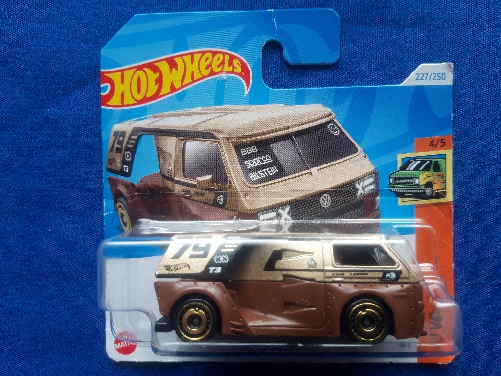 Hotwheels ( 2024 ) VW T3 Custom bruin, Hobby en Vrije tijd, Ophalen of Verzenden, Nieuw, Auto