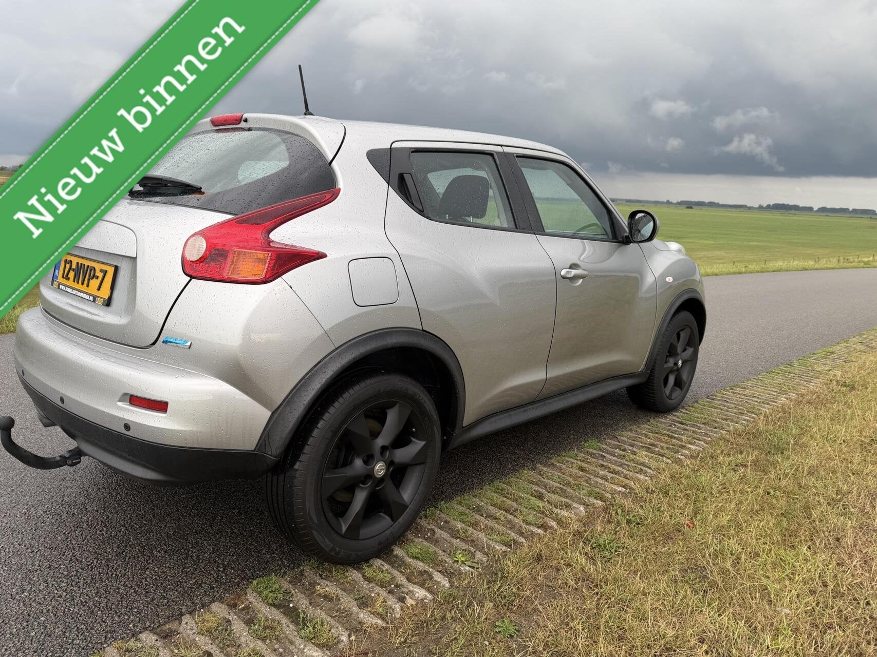 Nissan Juke 1.6 Acenta Eco clima, cruise, p.senoren,trekhaak, Auto's, Nissan, Euro 5, 4 cilinders, 49 €/maand, Origineel Nederlands