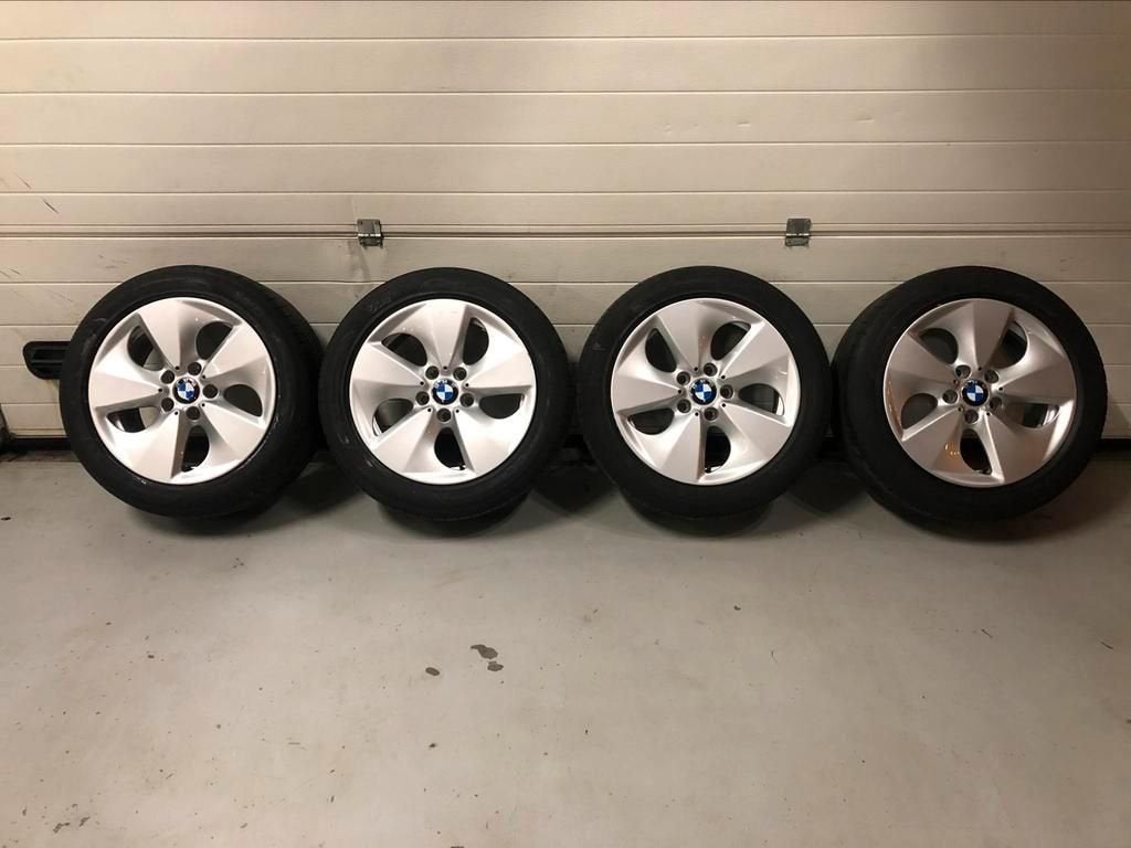 17inch Originele BMW Velgen Style 363! A-Merk Band E46E90F30, Gebruikt, -, -, Banden en Velgen
