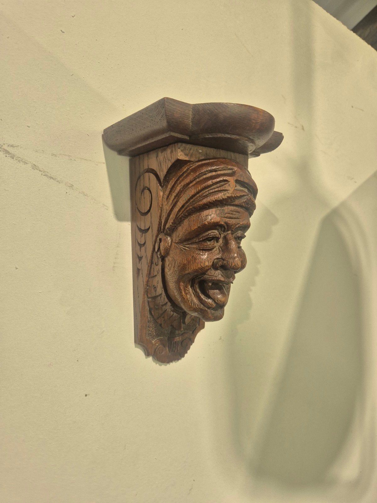 19e eeuw vlaamse gaper muur console, Ophalen of Verzenden