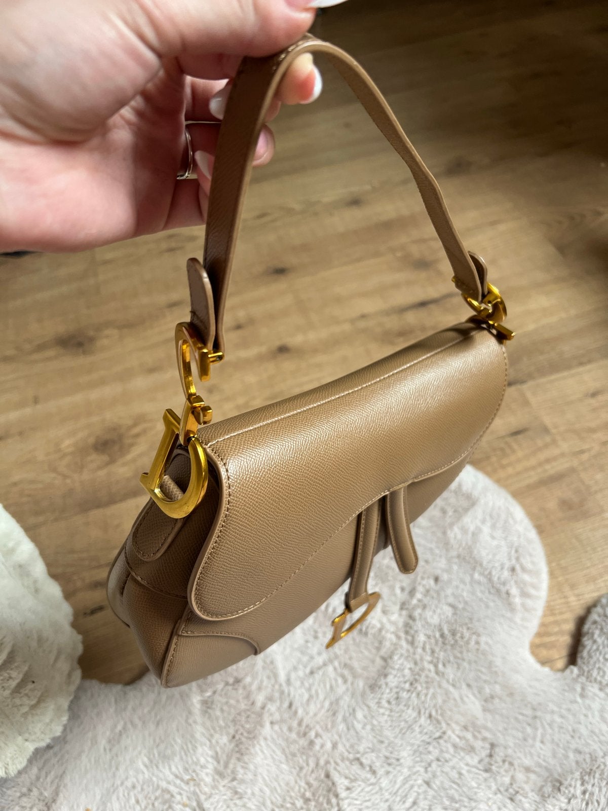 Beige Saddle Bag - Nooit gedragen, Ophalen of Verzenden, Nieuw, Beige, Schoudertasje