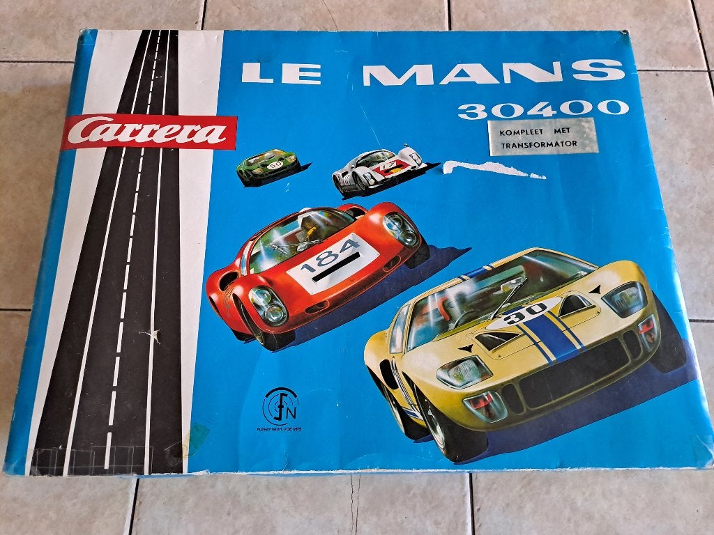 Carera Le Mans, Vintage Racebaan izgst, goed werkend!!!!, Kinderen en Baby's, Speelgoed | Racebanen, Ophalen, Racebaan, Zelf te bouwen