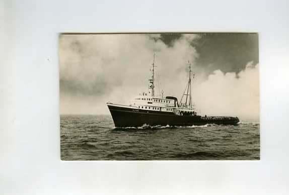scheepvaart-foto-MAASSLUIS/KINDERDIJK-slb clyde-smit int, Ophalen of Verzenden, 1940 tot 1960, Zuid-Holland