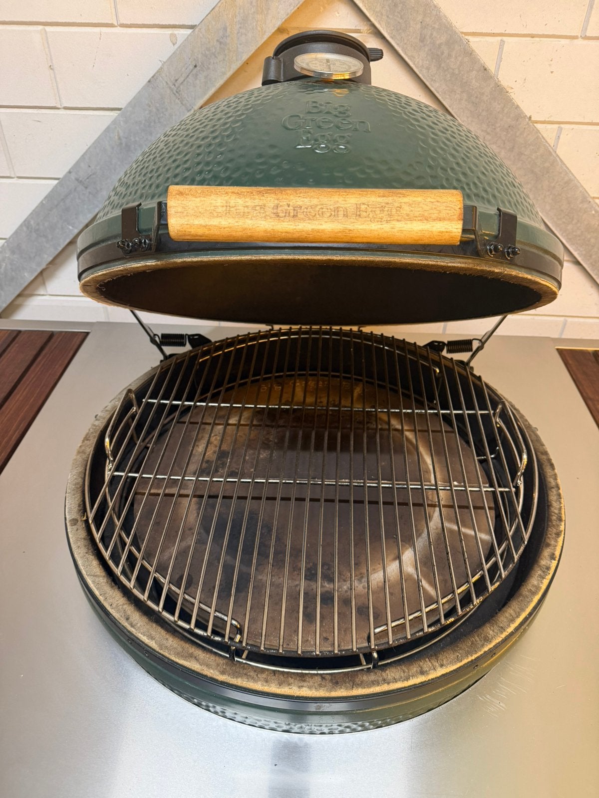 Foto 6 van Big Green Egg XL in unieke RVS maatwerktafel