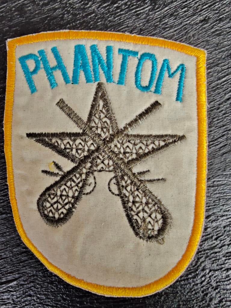 US AIR POLICE - USAF - Patch - Phantom F4 - Base Security -, Ophalen of Verzenden, Landmacht, Amerika, Embleem of Badge