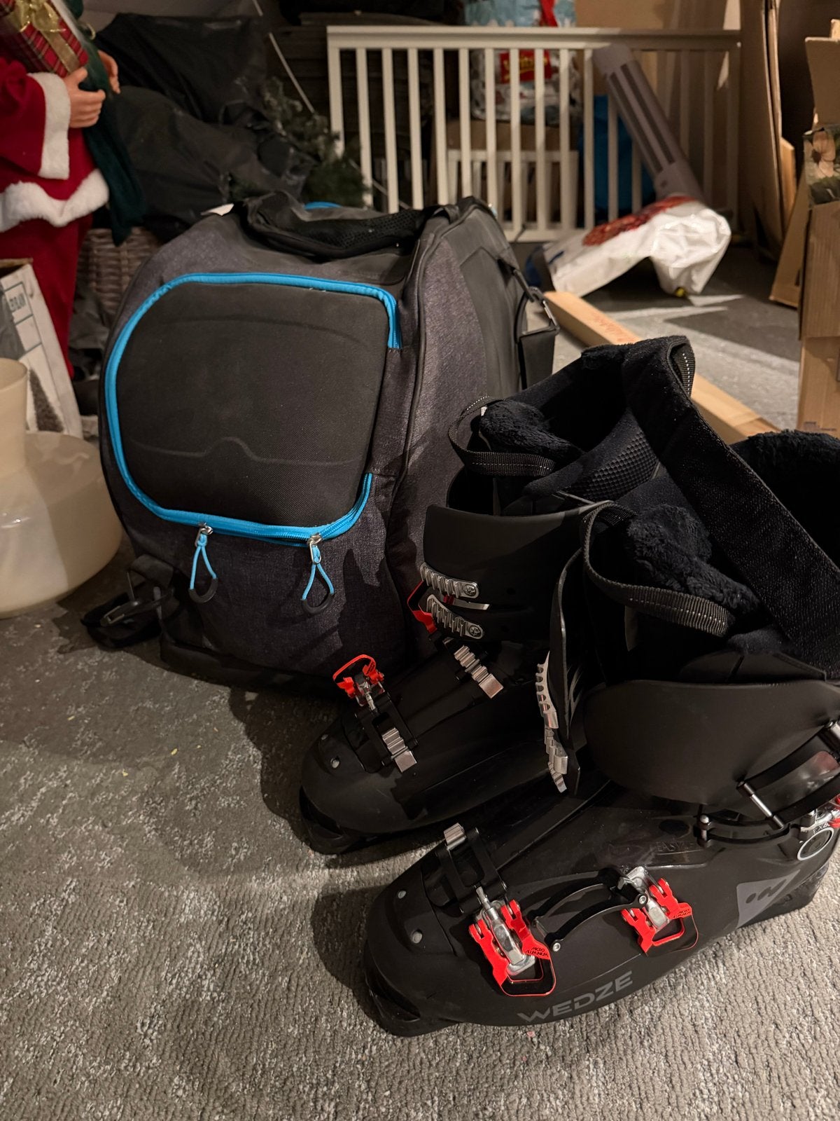 Zo goed als nieuwe Wedze ski schoenen incl. opbergtas, Overige merken, Schoenen, Ophalen of Verzenden, Zo goed als nieuw