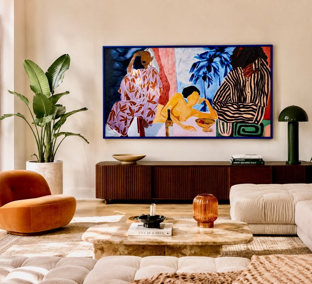 Moderne kunst: HK living schilderij - look, Ophalen